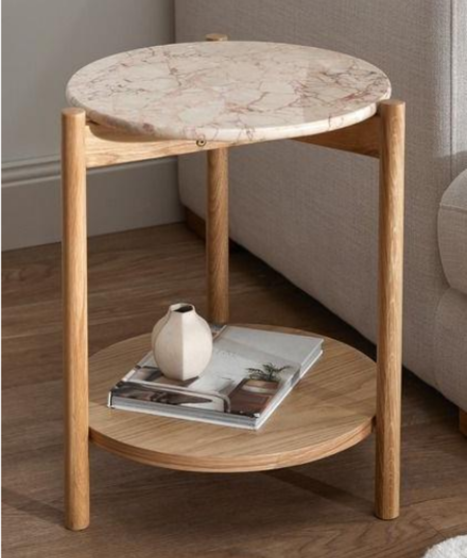 Marble Corner Table